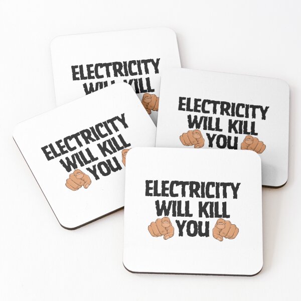 Item preview, electricity will kill yout (1) designed and sold by altmanaub.