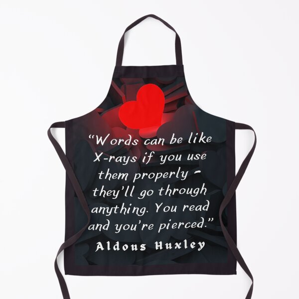 Item preview, Aldous Leonard Huxley quote on the power of words: “Words can be like X-rays if you use them properly..” designed and sold by artbleed.
