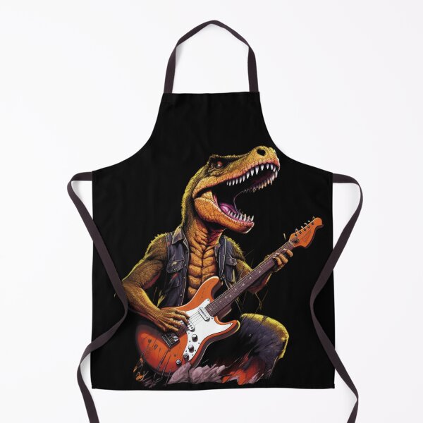 Item preview, Dinosaur Playing Guitar Dino designed and sold by ArtFromBeyond.