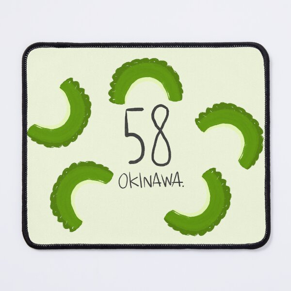 Item preview, OKINAWA Go ya Bitter Melon 58 Logo Japan Okinawa Cute Simple Funny Art Logo designed and sold by Marinaaa010.