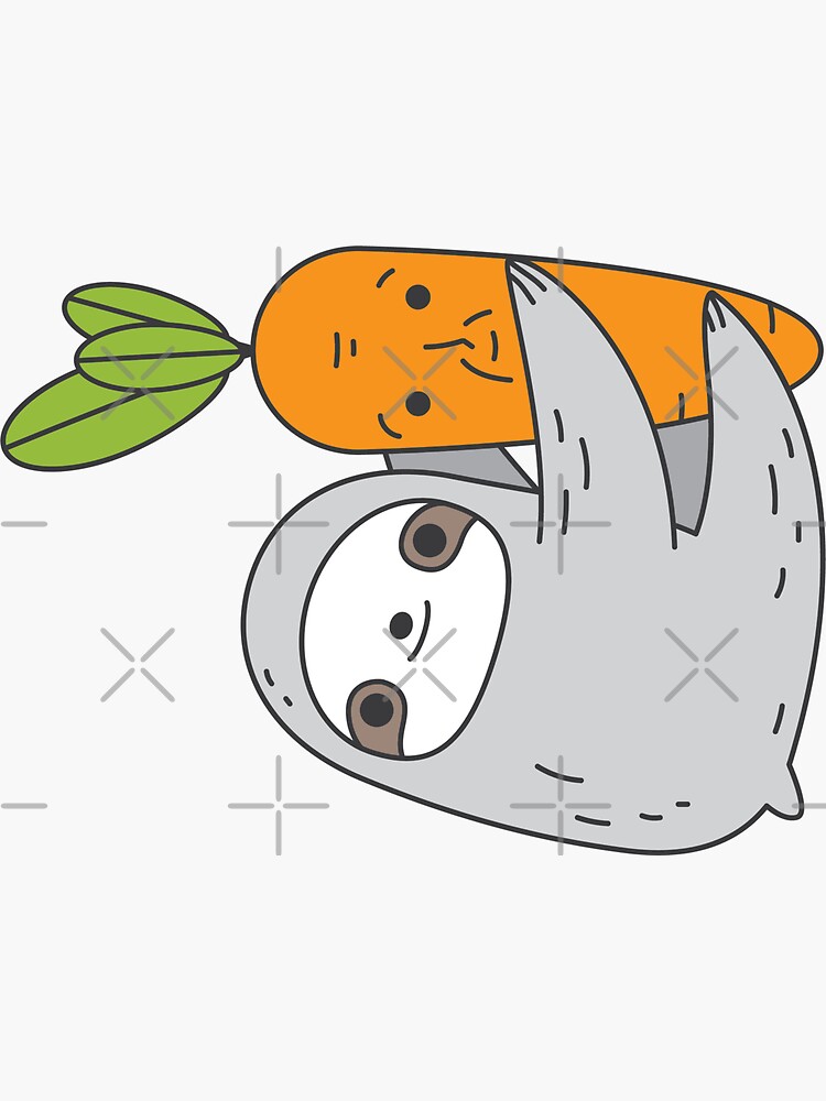Carrot Sloth by Miri-Noristudio