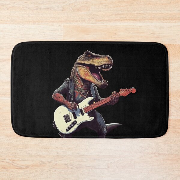 Item preview, Dinosaur Playing Guitar Dino  designed and sold by ArtFromBeyond.