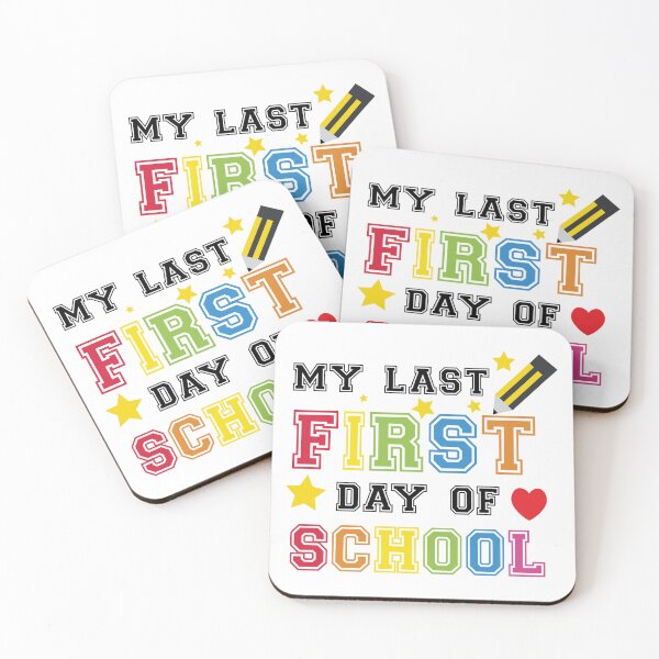 Item preview, My Last First Day Of School Back to School Quote designed and sold by DeliveryGeorge.