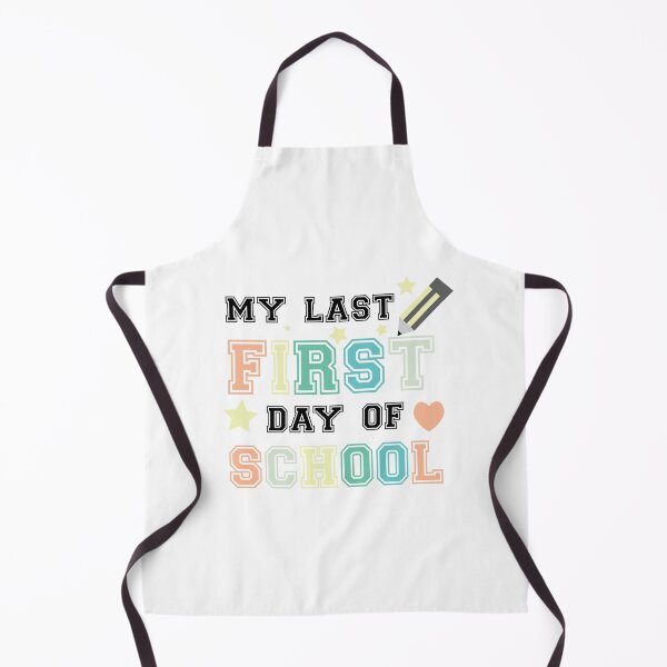 Item preview, My Last First Day Of School Back to School Quote Pastel Colors designed and sold by DeliveryGeorge.
