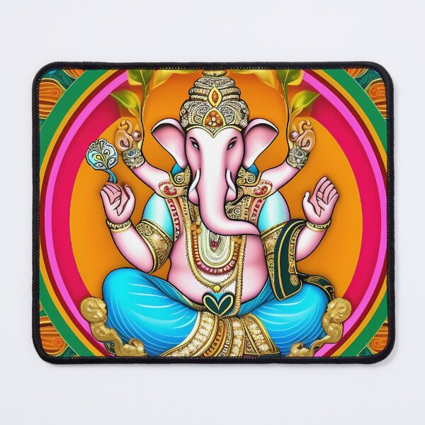 Decals Design 'Lord Ganesha Motif Colourful' Wall Sticker (PVC Vinyl, 60 cm  x 60 cm),Multicolour : Amazon.in: Home Improvement