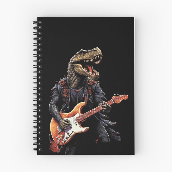 Item preview, Dinosaur Playing Guitar Dino  designed and sold by ArtFromBeyond.