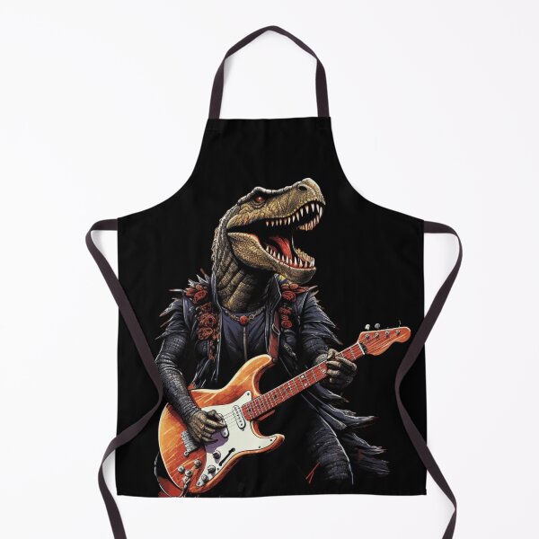Item preview, Dinosaur Playing Guitar Dino designed and sold by ArtFromBeyond.