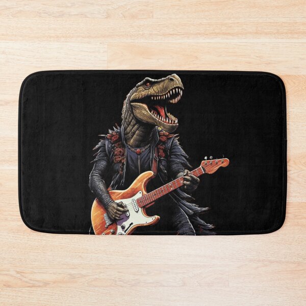 Item preview, Dinosaur Playing Guitar Dino  designed and sold by ArtFromBeyond.