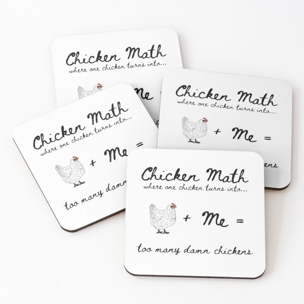 Item preview, Chicken Math Too many damn chickens designed and sold by Midwestmama94.