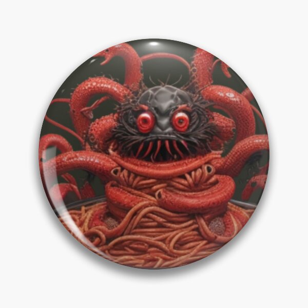 Item preview, Creepy spaghetti monster, red snakes designed and sold by mikaws.