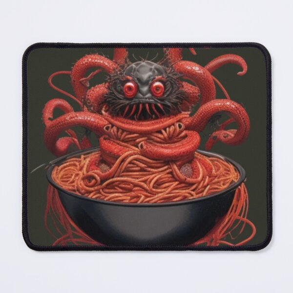 Item preview, Creepy spaghetti monster, red snakes designed and sold by mikaws.