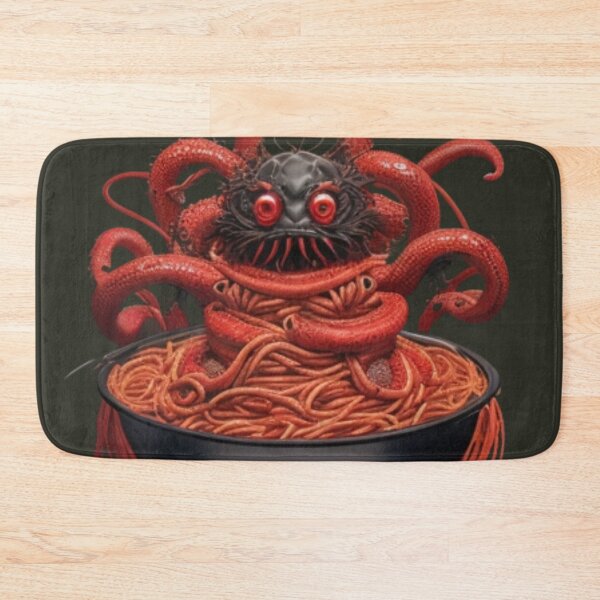 Item preview, Creepy spaghetti monster, red snakes designed and sold by mikaws.