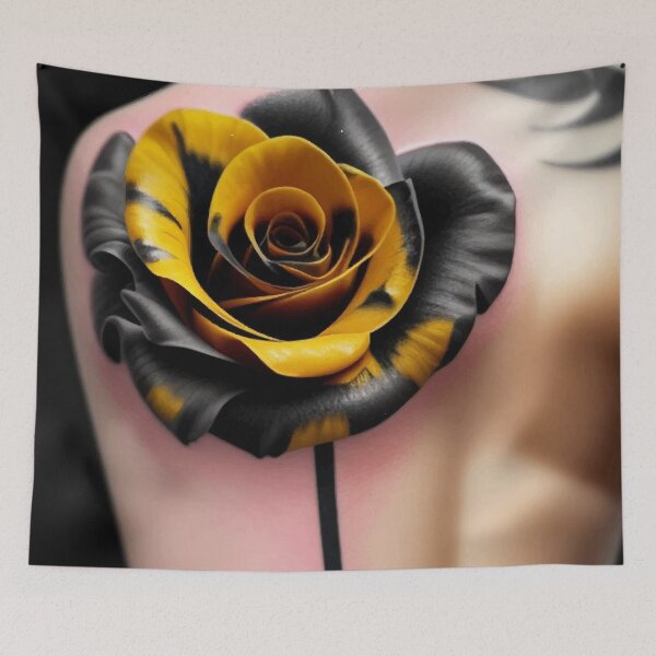 Item preview, Copy of Rose tattoo on body designed and sold by MarcoDesigner78.