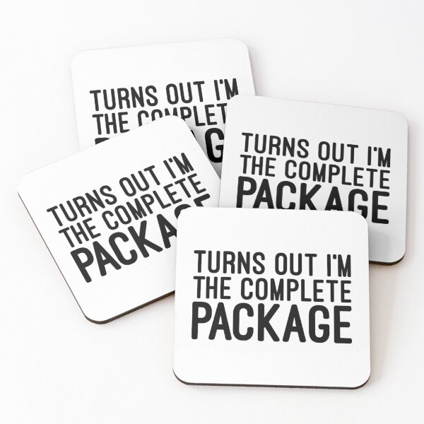 Item preview, Turns Out I'm The Complete Package - Funny Sayings designed and sold by texteestore.