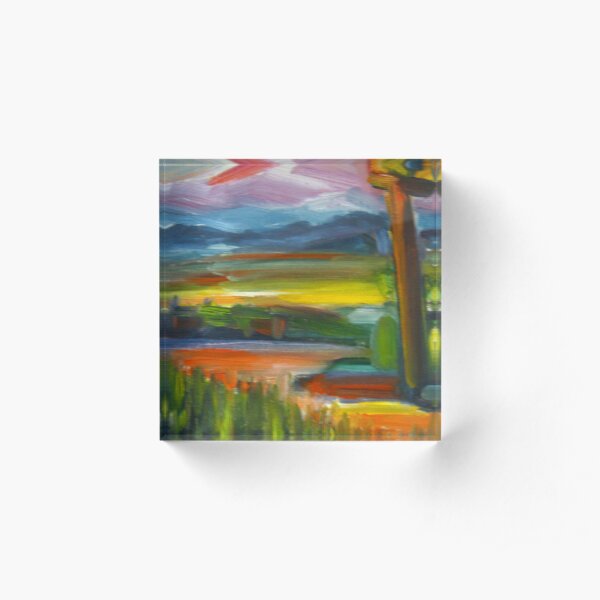 Chincoteague Marsh Acrylic Block