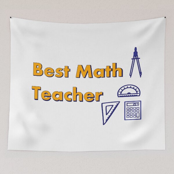 Item preview, Best Math Teacher designed and sold by CosmicItems.