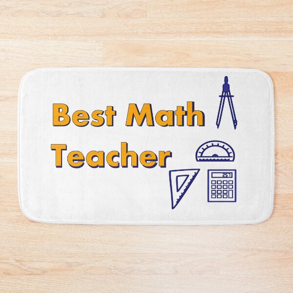 Item preview, Best Math Teacher designed and sold by CosmicItems.