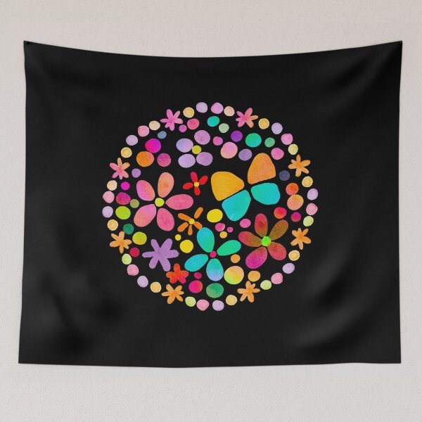 Item preview, colorful flowers,funny gift designed and sold by your-t-shirts55.