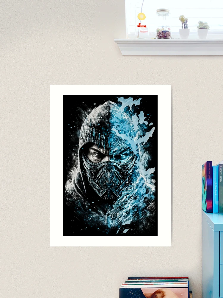 Mortal Kombat Sub Zero Digital Wall Art NFT