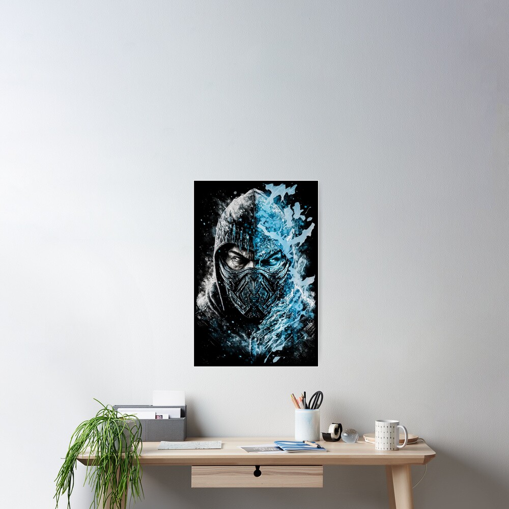 Mortal Kombat Sub Zero Digital Wall Art NFT