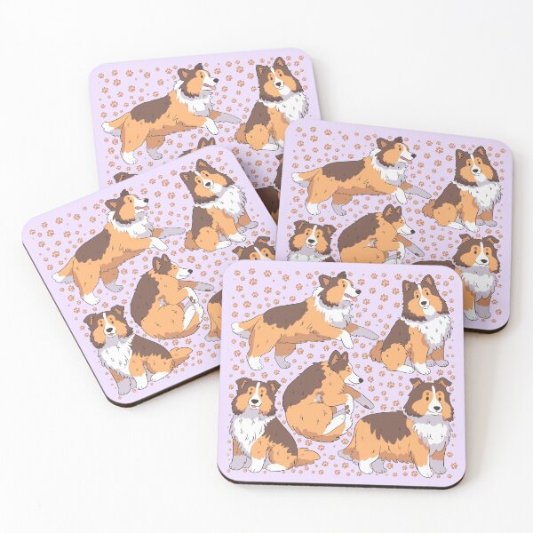 Item preview, Cute shetland sheepdog pattern  designed and sold by Yaragold.