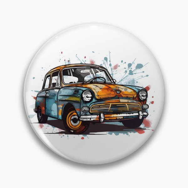 Artikelvorschau, Buntes Oldschool-Weinleseauto der Graffiti-Kreatur entworfen und verkauft von naatala.