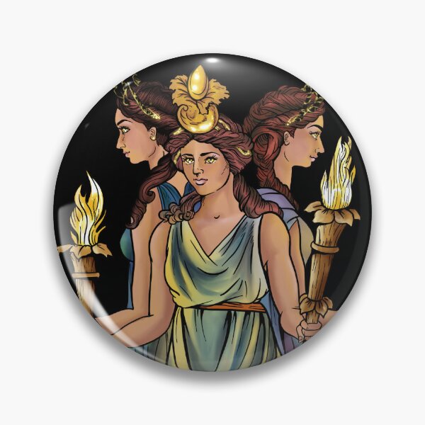 Item preview, Hekate, goddess of witchcraft designed and sold by ArchaeoArtist.
