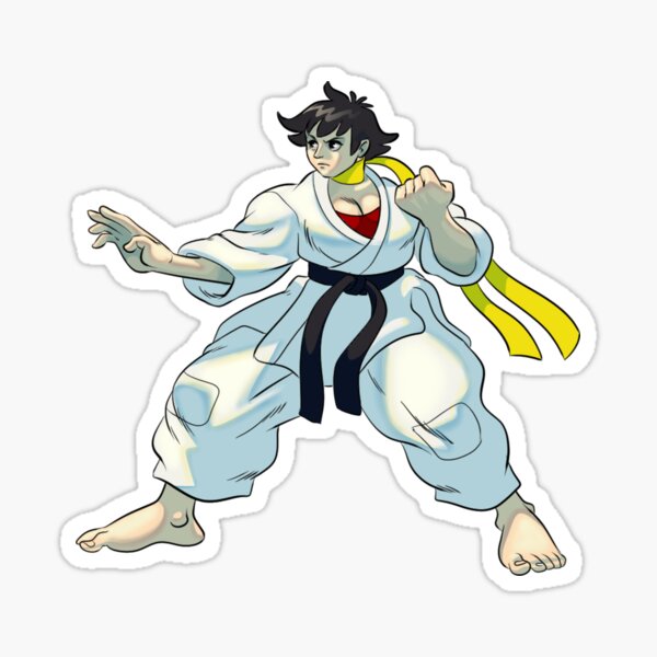 Akuma - Street Fighter Sticker for Sale by omenastore