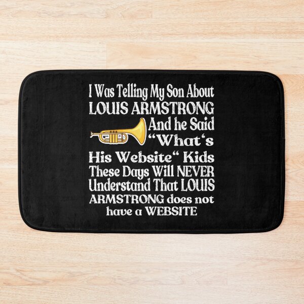 Item preview, I Was Telling My Son About Louis Armstrong designed and sold by Mohamed Orav.