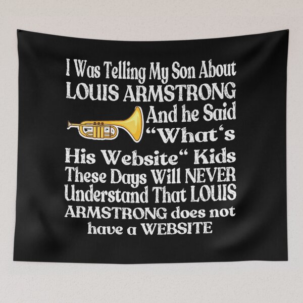 Item preview, I Was Telling My Son About Louis Armstrong designed and sold by Mohamed Orav.