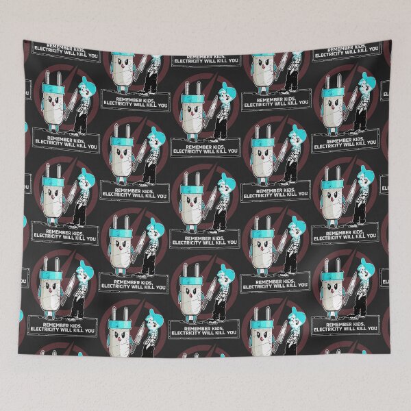 Item preview, Mens Funny Electrical Remember Kids, Electricity Will Kill You  designed and sold by mulvey14.