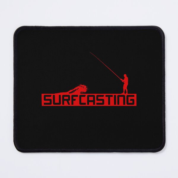 Item preview, Surfcasting fishing red with wave designed and sold by AmonRa16.
