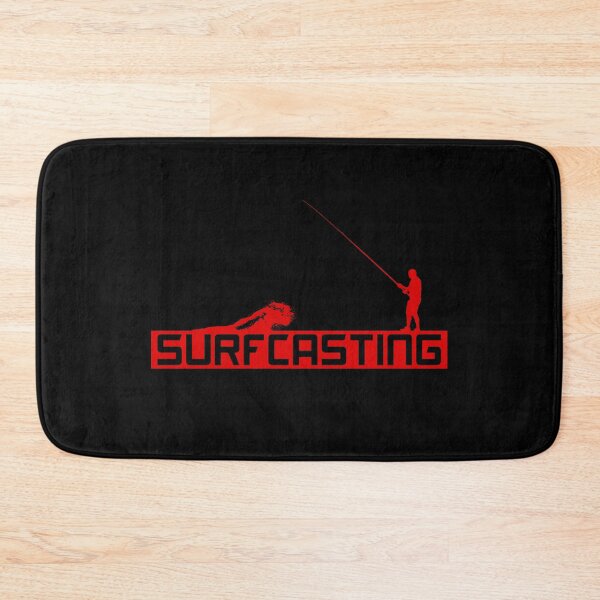 Item preview, Surfcasting fishing red with wave designed and sold by AmonRa16.