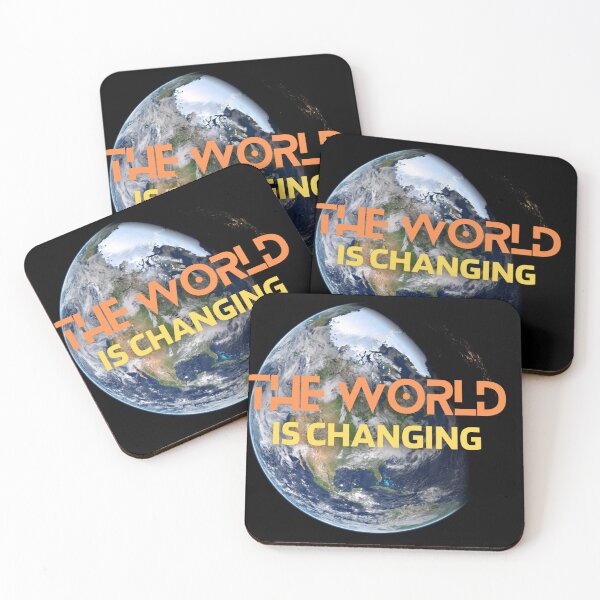 Item preview, World is changing-World-maps-planet designed and sold by amifana.