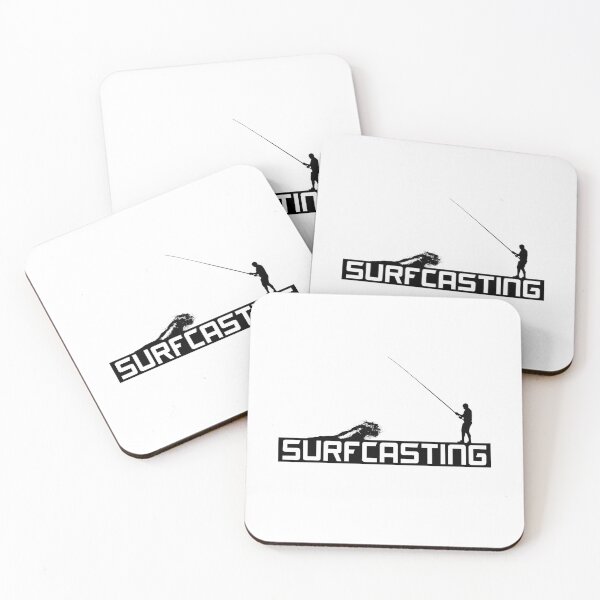 Item preview, Surfcasting fishing black with wave designed and sold by AmonRa16.