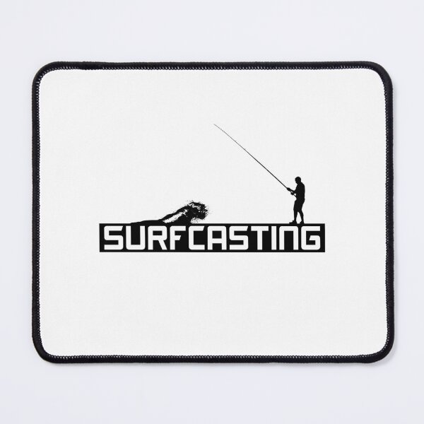 Item preview, Surfcasting fishing black with wave designed and sold by AmonRa16.