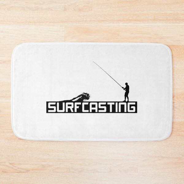Item preview, Surfcasting fishing black with wave designed and sold by AmonRa16.