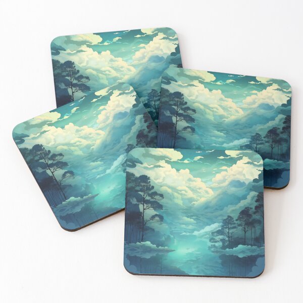 Item preview, The lake in front of the hill digital art designed and sold by EternityLoves.