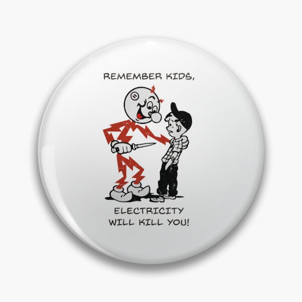 Artikelvorschau, Reddy Kilowatt, Elektrizität wird dich töten (2) entworfen und verkauft von mulvey14.