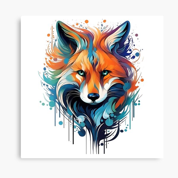 Item preview, Graffiti creature colorfull fox designed and sold by naatala.