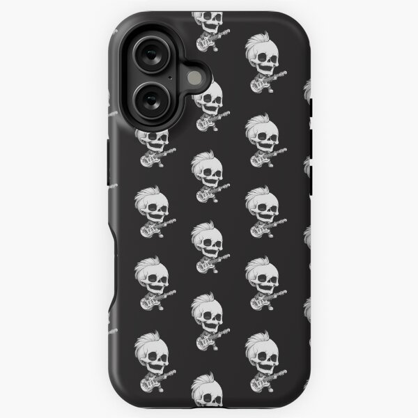 Artikel-Vorschau von Totenkopf-Rockgitarre, designt und verkauft von illustroken.