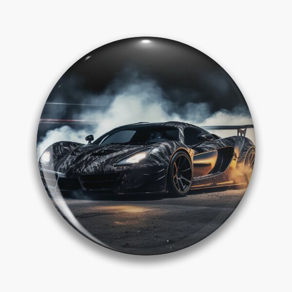 Item preview, Super coche negro a la deriva con humo designed and sold by JefferyStoke.