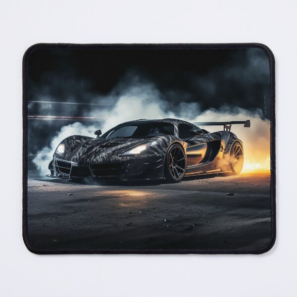 Item preview, Black Super Car Drift With Smoke designed and sold by JefferyStoke.