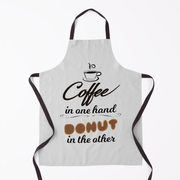Item preview, Coffee and donut, design for light backgrounds designed and sold by ortizferdesign.