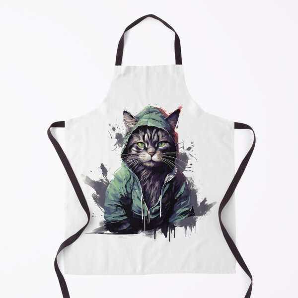 Aperçu de l'œuvre Ninja chat graffiti créée et vendue par naatala.