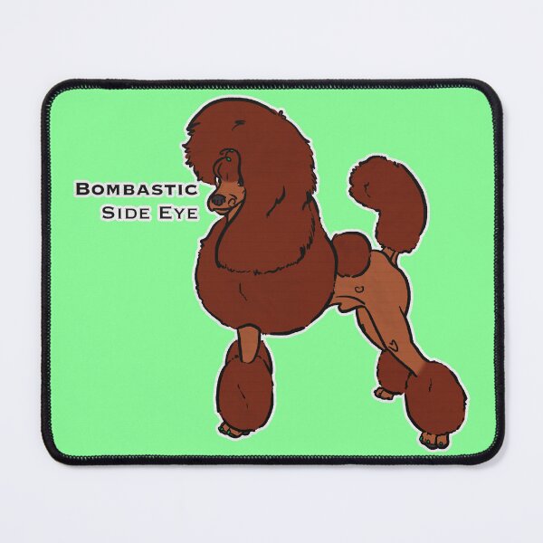Item preview, Side eyeing Poodle (Red) designed and sold by Sparklepupfaeri.