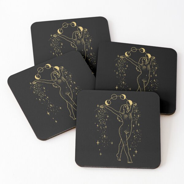 Item preview, Gold Stardust Cosmic Goddess  designed and sold by shopcosmiclatte.