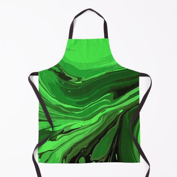Item preview, Abstract Green and Black Swirl Paint Splash Design designed and sold by Blue-Banana.