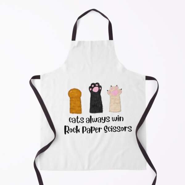 Item preview, Cats always win rock paper scissors designed and sold by Midwestmama94.