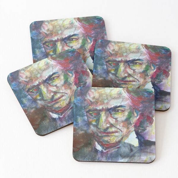 Item preview, CHARLES BAUDELAIRE - watercolor portrait .5 designed and sold by lautir.